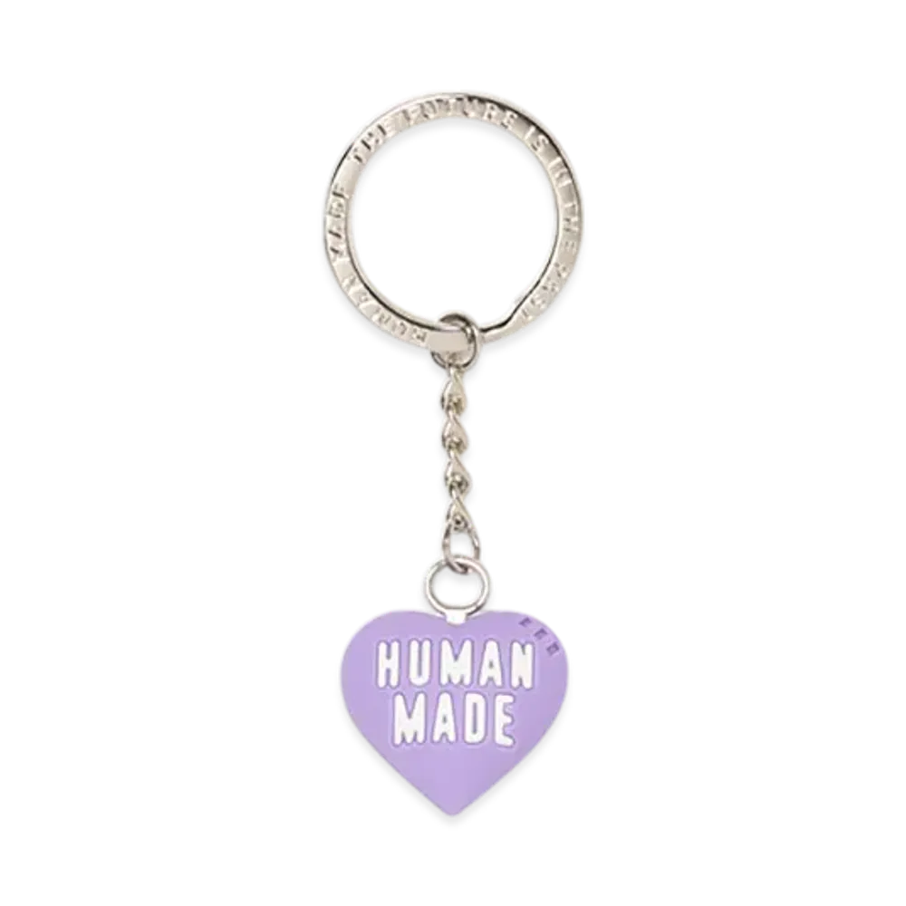 HUMAN MADE Heart Rubber Keychain "Purple"