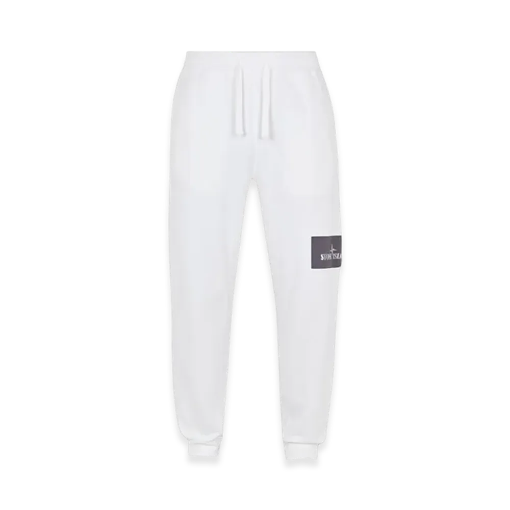 Stone Island 66762 Institutional Two Print Regular Fit Jogger Pants - 24SS "White"