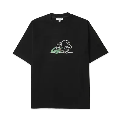 LACOSTE x Godzilla 2.0 Godzilla Head Tee "Black"
