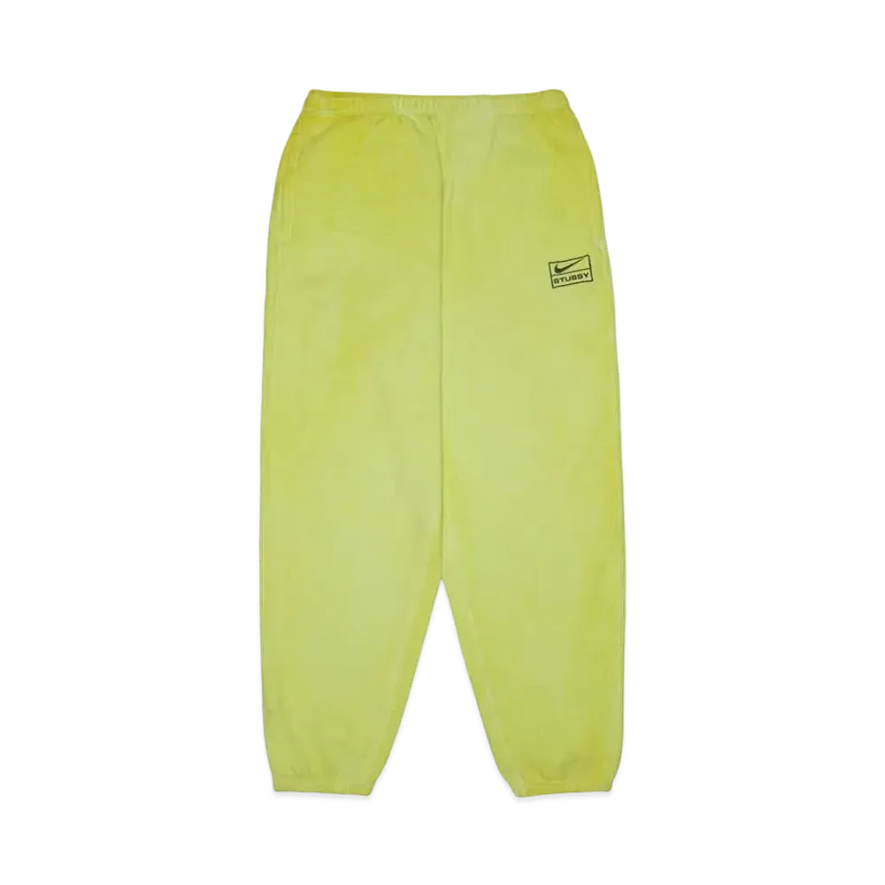 Stussy × Nike NRG Washed Fleece Pant (US Size) "Yellow" DM1024-702
