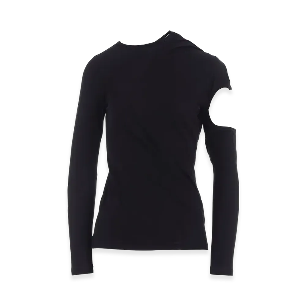 Yohji Yamamoto Tightly Twisted Jersry Long Sleeve "Black"