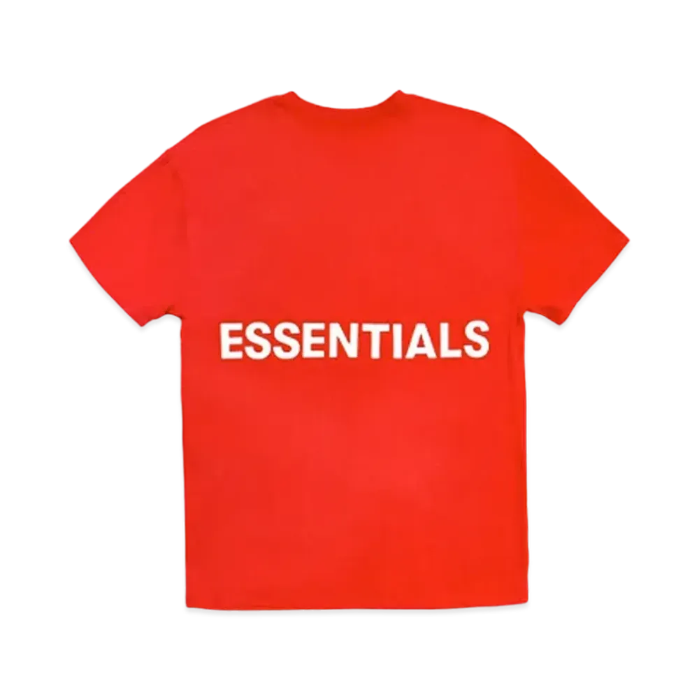 FEAR OF GOD Essentials Boxy Graphic T-Shirt "Red"