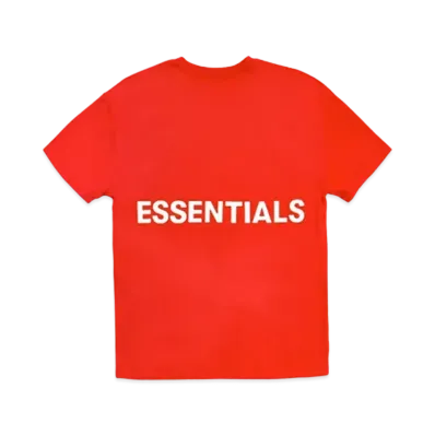 FEAR OF GOD Essentials Boxy Graphic T-Shirt "Red"