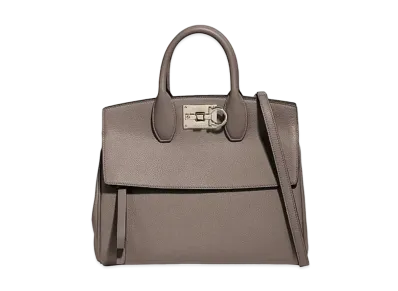 Salvatore Ferragamo Studio Bag (S) "Greige"