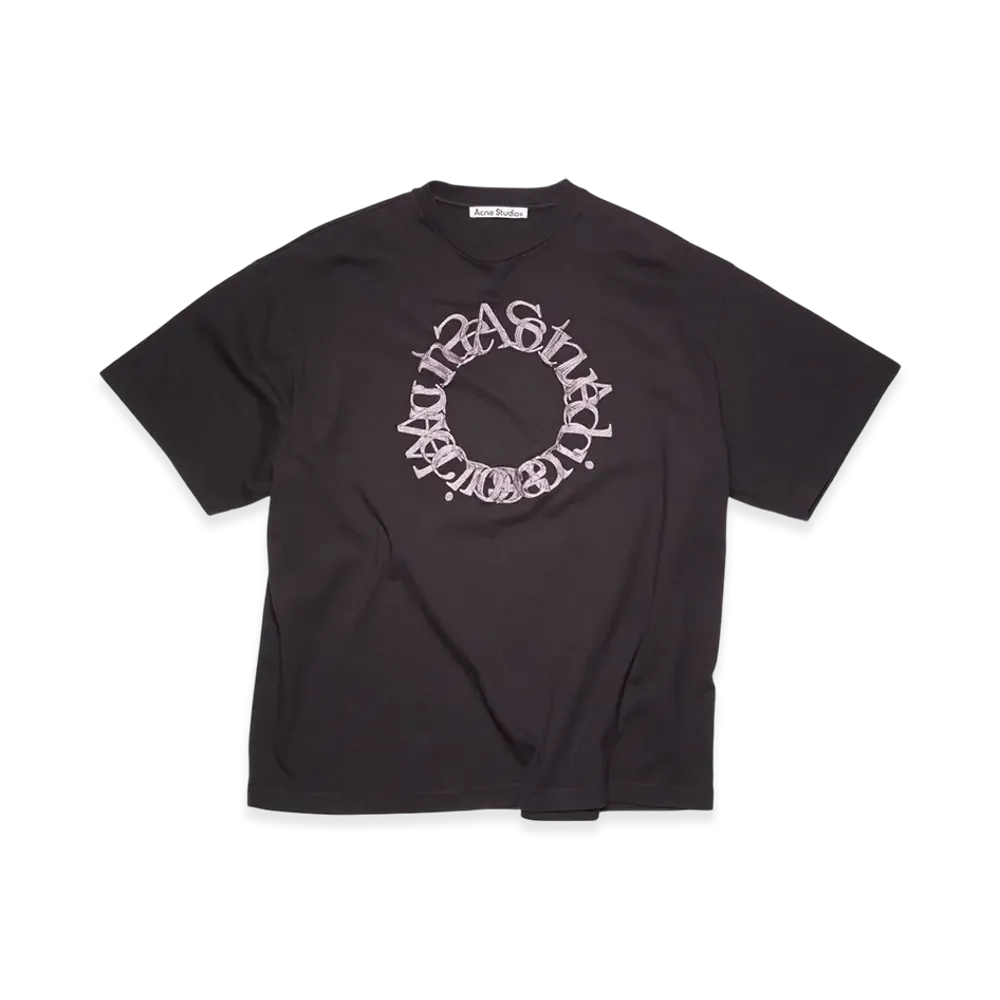 Acne Studios Circle Logo T-Shirt "Black"
