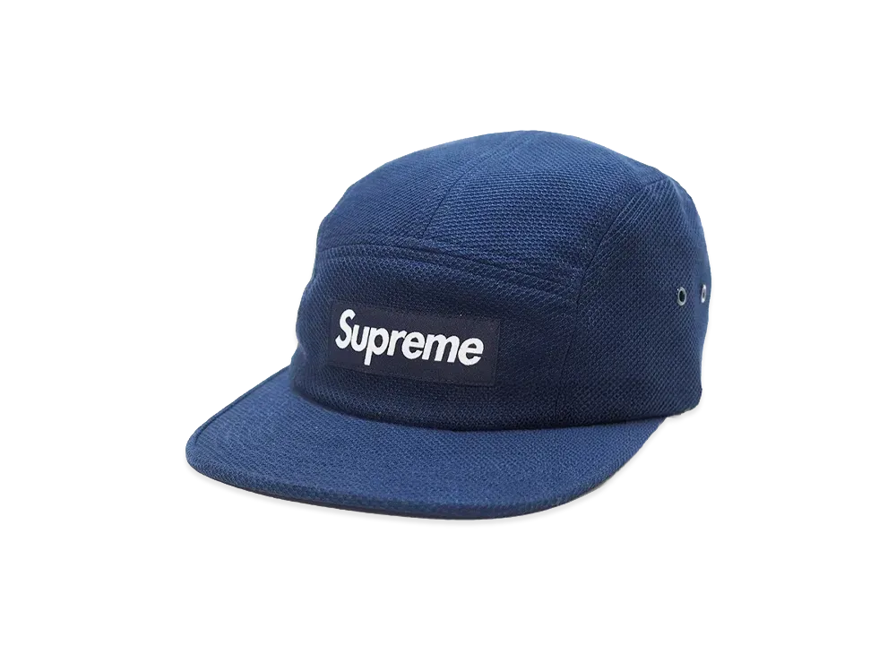 Supreme Pique Knit Camp Cap (15SS) "Navy"