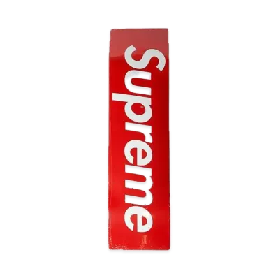 Supreme Uncut Box Logo Skateboard "Red"