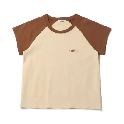 atmos pink Cap Sleeve Raglan T-Shirt "Brown"
