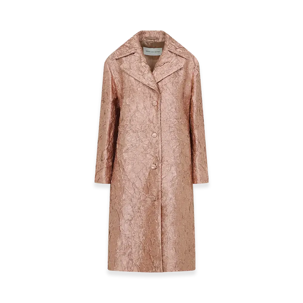 DRIES VAN NOTEN Women's Ricca Coat "Rose"