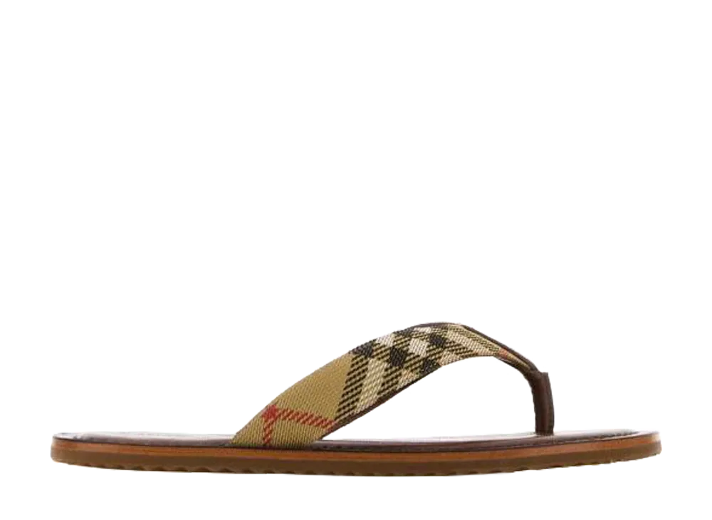 Burberry Women's Pavillon Slides "Checked"