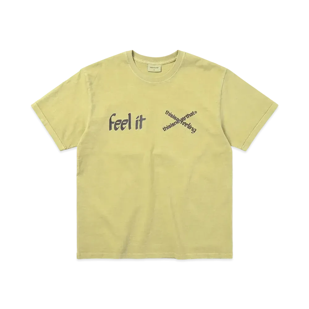 thisisneverthat TNT PR Feel It Tee "Faded Yellow"
