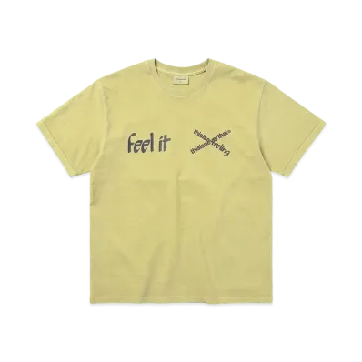 thisisneverthat TNT PR Feel It Tee "Faded Yellow"