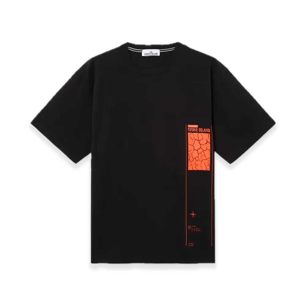 Stone Island 21002RC 24/2 Organic Cotton Jersey "Black"