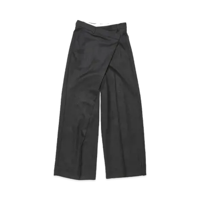 Acne Studios Tailored Wrap Trousers "Gray"