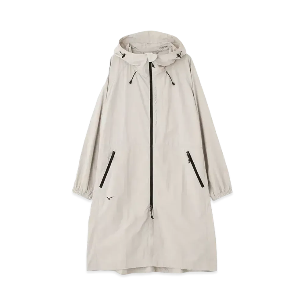 MIZUNO For Margaret Howell Women's Water Reparent Taslan Nylon Coat "L.T.Stone"