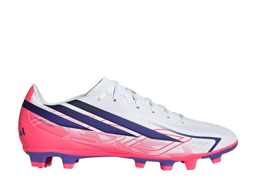 adidas F50 Hyperfast Club FG "Cloud White/Solar Purple"