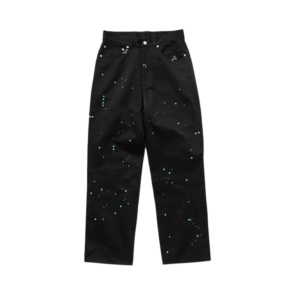TTT MSW Work Straight Pants W/Pierce "Black"