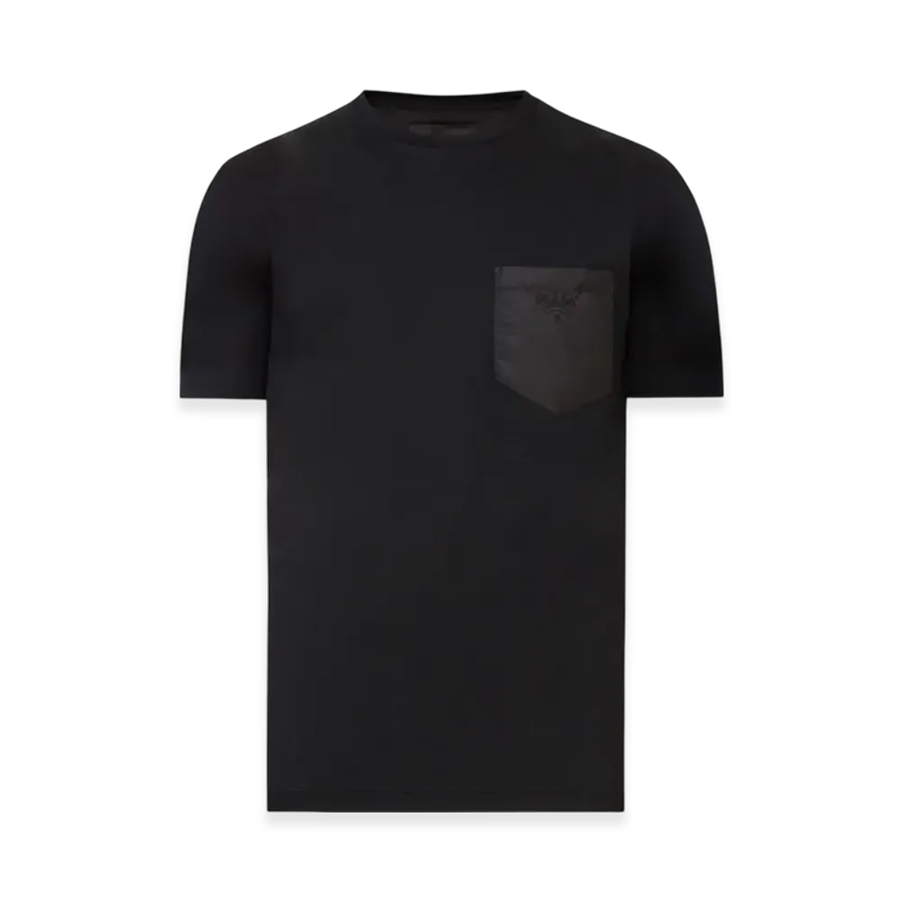 PRADA Embroidered Logo Pocket T-Shirt "Black"