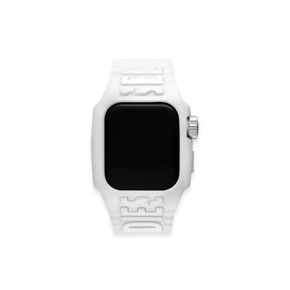 Diesel Dss021 White Tpu Unibody Band For Apple Watch "White"