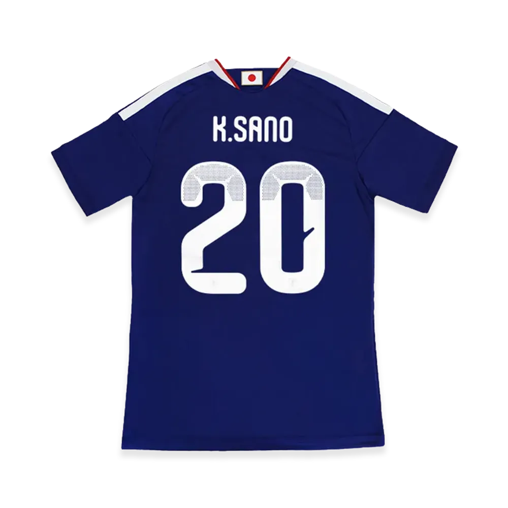 adidas Soccer Japan 2026 Home Replica Jersey #20 Kodai Sano "Japan Blue/Ash Blue"