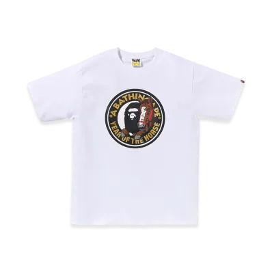 A BATHING APE Year Of The Horse Tee "White"