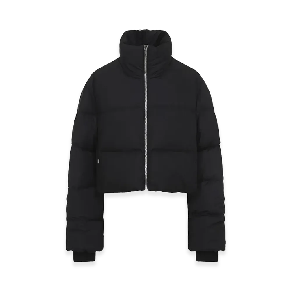 MONCLER x Rick Owens Women's Cropped Cyclopic Jacket "Black"