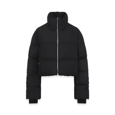 MONCLER x Rick Owens Women's Cropped Cyclopic Jacket "Black"