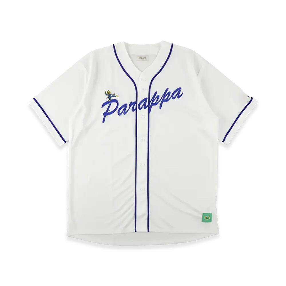 WIND AND SEA x PARAPPA Baseball Shirt "White"