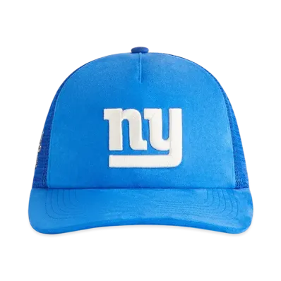 Kith x '47 for the NFL New York Giants Microsuede Franchise LS Trucker "Royal"