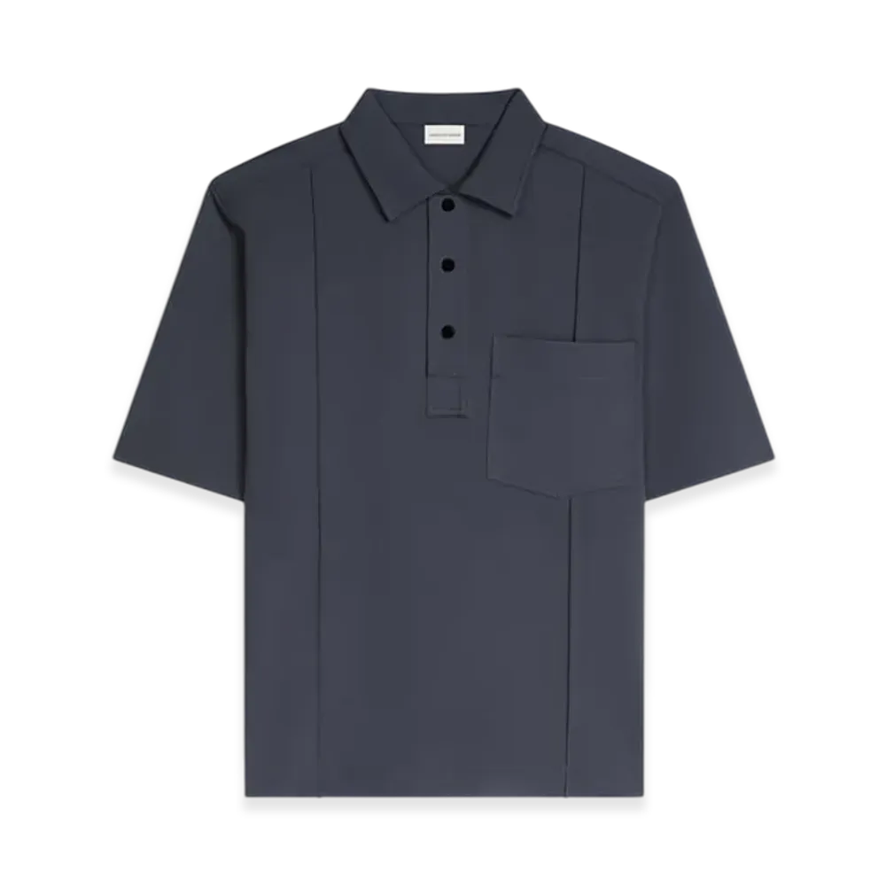 DRIES VAN NOTEN Viscose Polo Shirt "Raf"
