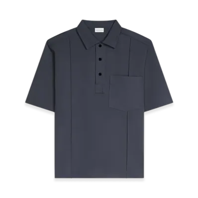 DRIES VAN NOTEN Viscose Polo Shirt "Raf"