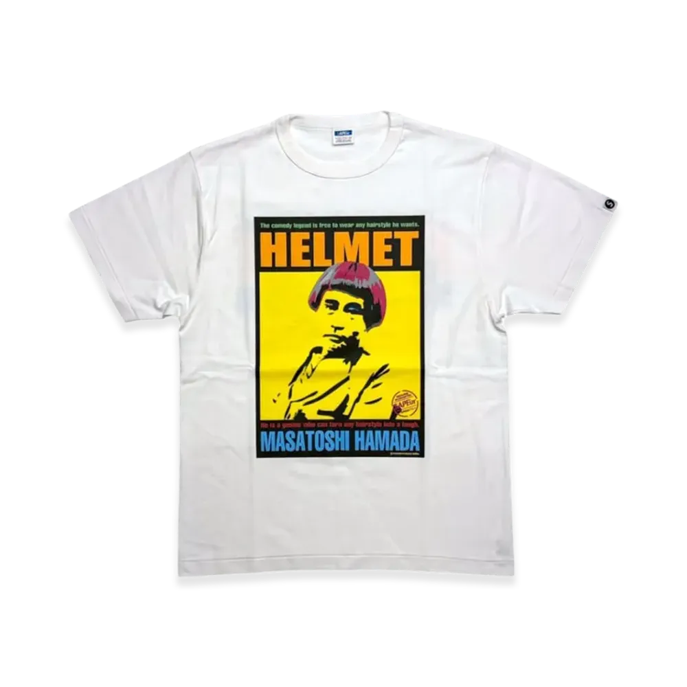 SAPEur x MASATOSHI HAMADA Youth Helmet 2 S/S T-Shirt "White"