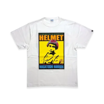 SAPEur x MASATOSHI HAMADA Youth Helmet 2 S/S T-Shirt "White"