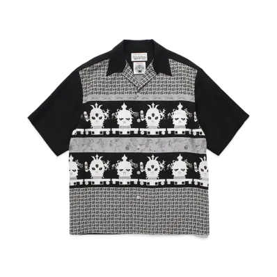 WACKO MARIA x WOLFS HEAD / Hawaiian Shirt "Gray"
