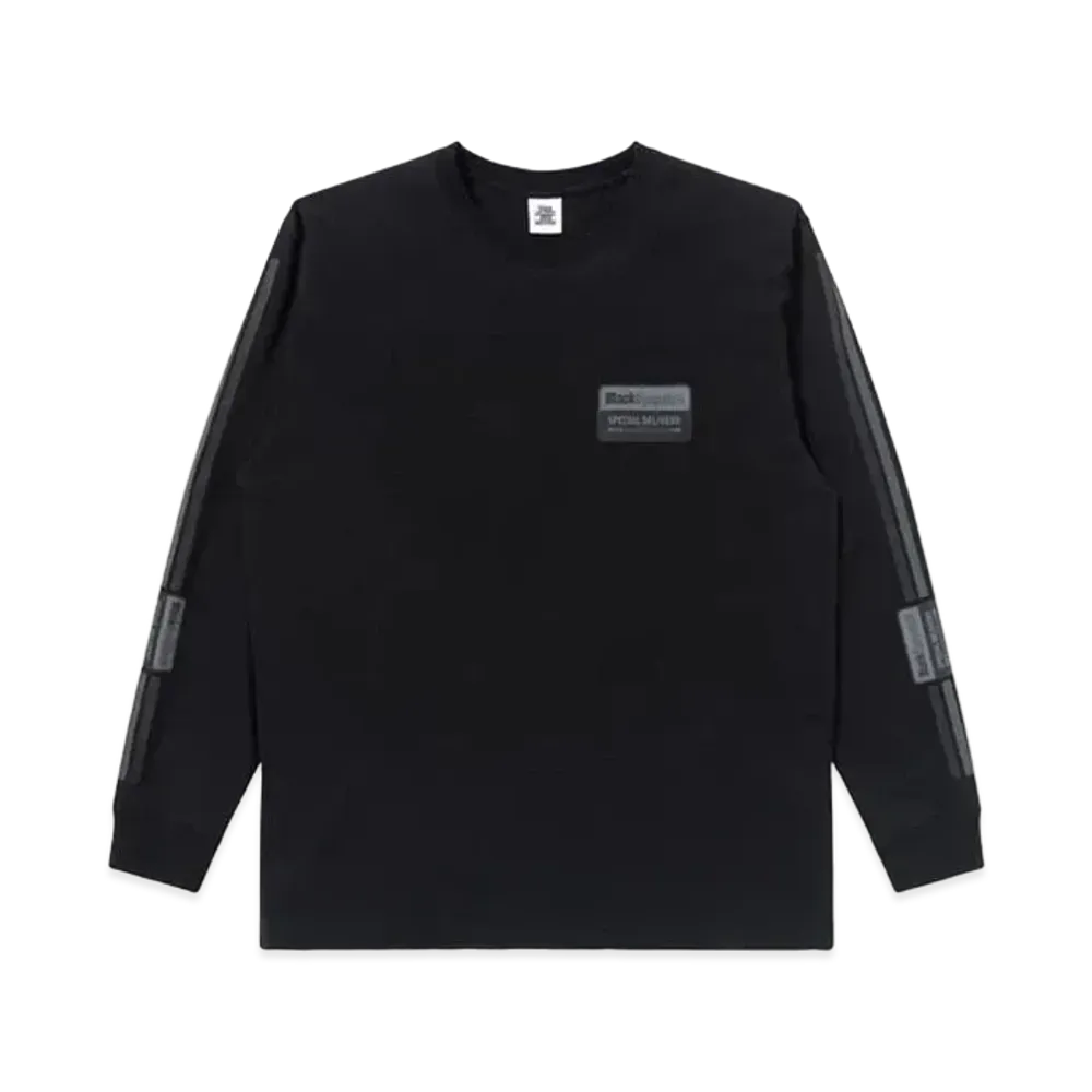 Black Eye Patch Deliveryman L/S Tee "Black"