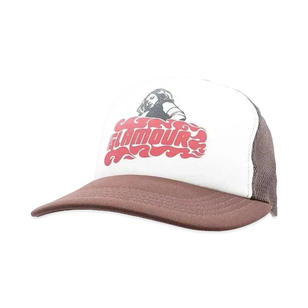 HYSTERIC GLAMOUR Vixen Girl Mesh Cap "Brown"