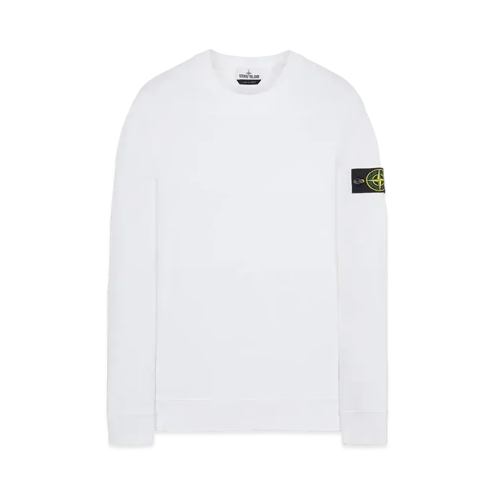 Stone Island 63020 BRUSHED COTTON FLEECE "White"