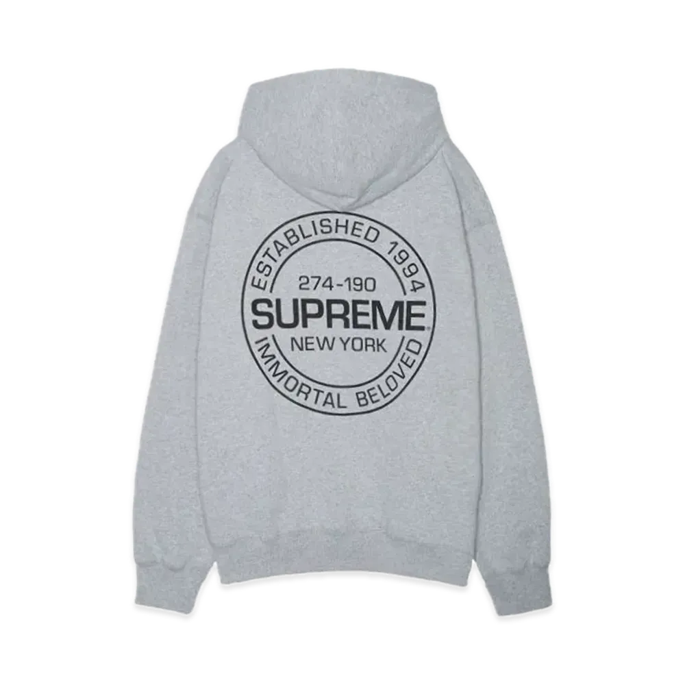 Supreme Immortal Hooded Sweatshirt "Heather Grey"