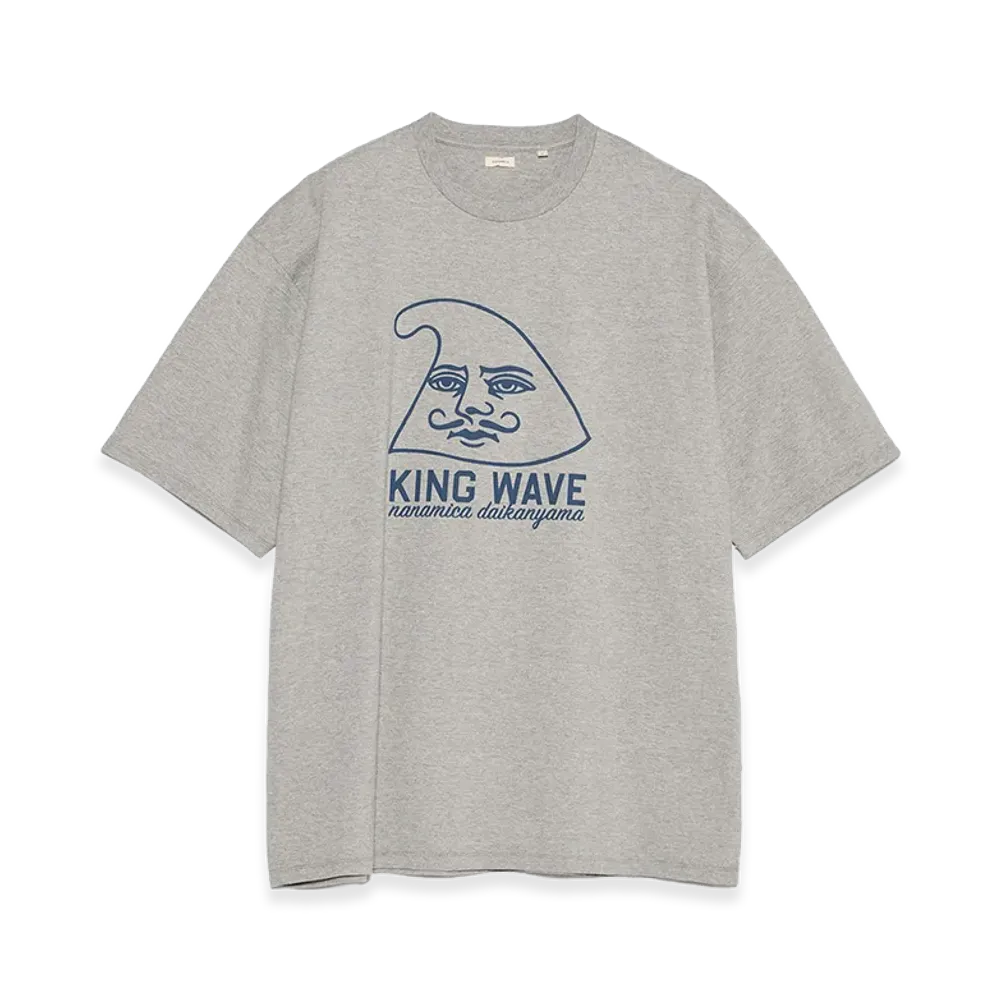 nanamica Daikanyama Graphic Tee "Mix Gray"