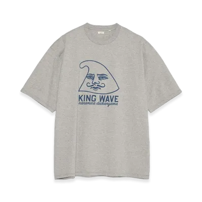 nanamica Daikanyama Graphic Tee "Mix Gray"