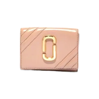 Marc Jacobs The Glam Shot Medium Trifold "Dusty Beige"