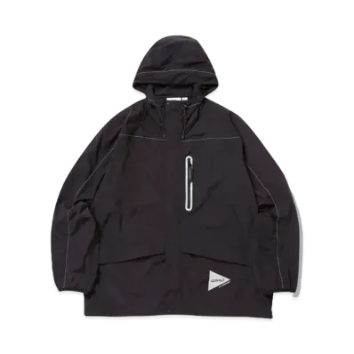GRAMICCI x and wander Patchwork Wind Hoodie "Black"