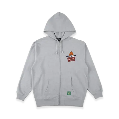 WIND AND SEA x Parappa The Rapper 96 Zip Up Hoodie "Gray"