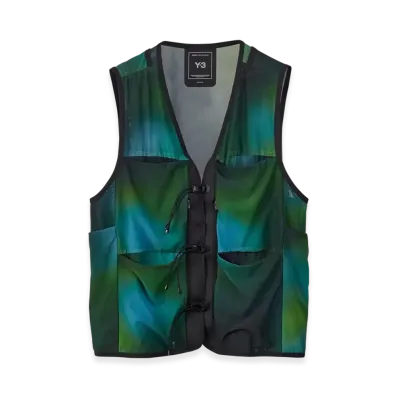 Y-3 Allover Print Mesh Vest "Multi"