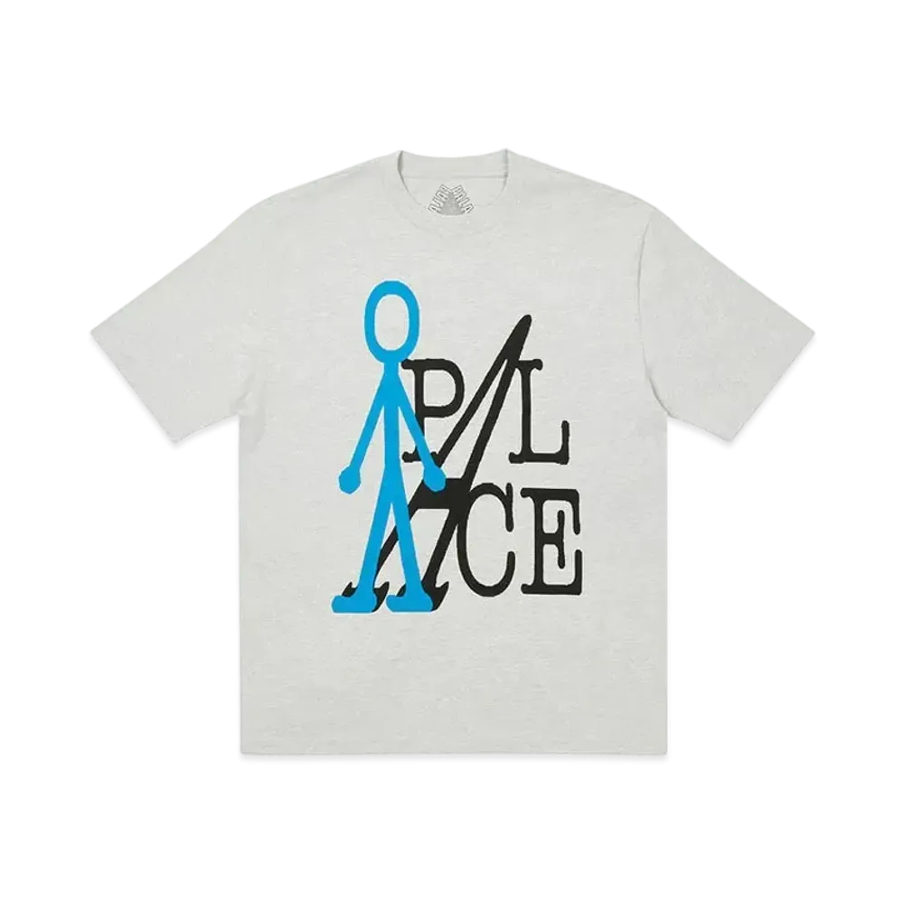 PALACE DIET BREDDA T-SHIRT "Grey Marl"