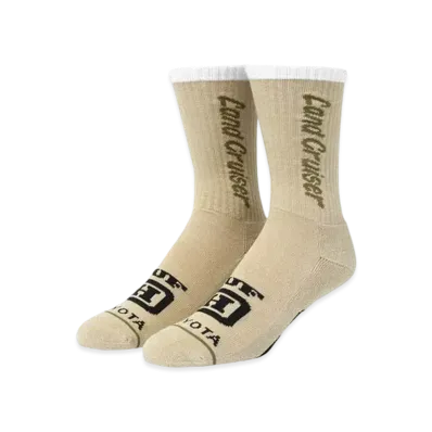 HUF x TOYOTA LAND CRUISER Socks "Khaki"