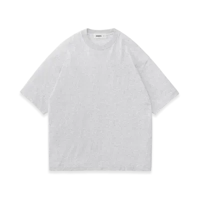 everyone American Cotton Tee Shirts "Ash"