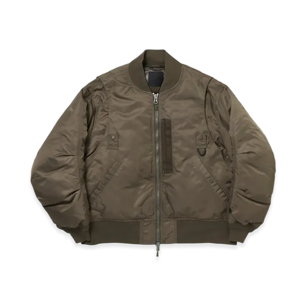 DAIWA PIER39 W'S Tech 2Way Ma-1 Down Jacket "Brownkhaki"