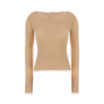 Valentino Women's Cashmere T-Shirt "Skin Pink"