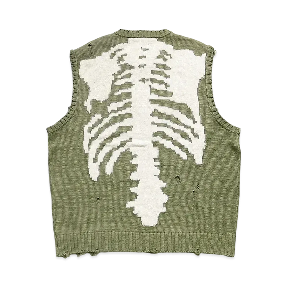 KAPITAL 5G COTTON MONEY BON VEST "Khaki"